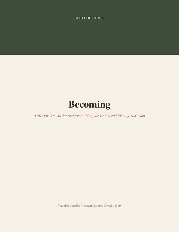 Becoming: A 90-Day Growth Journal