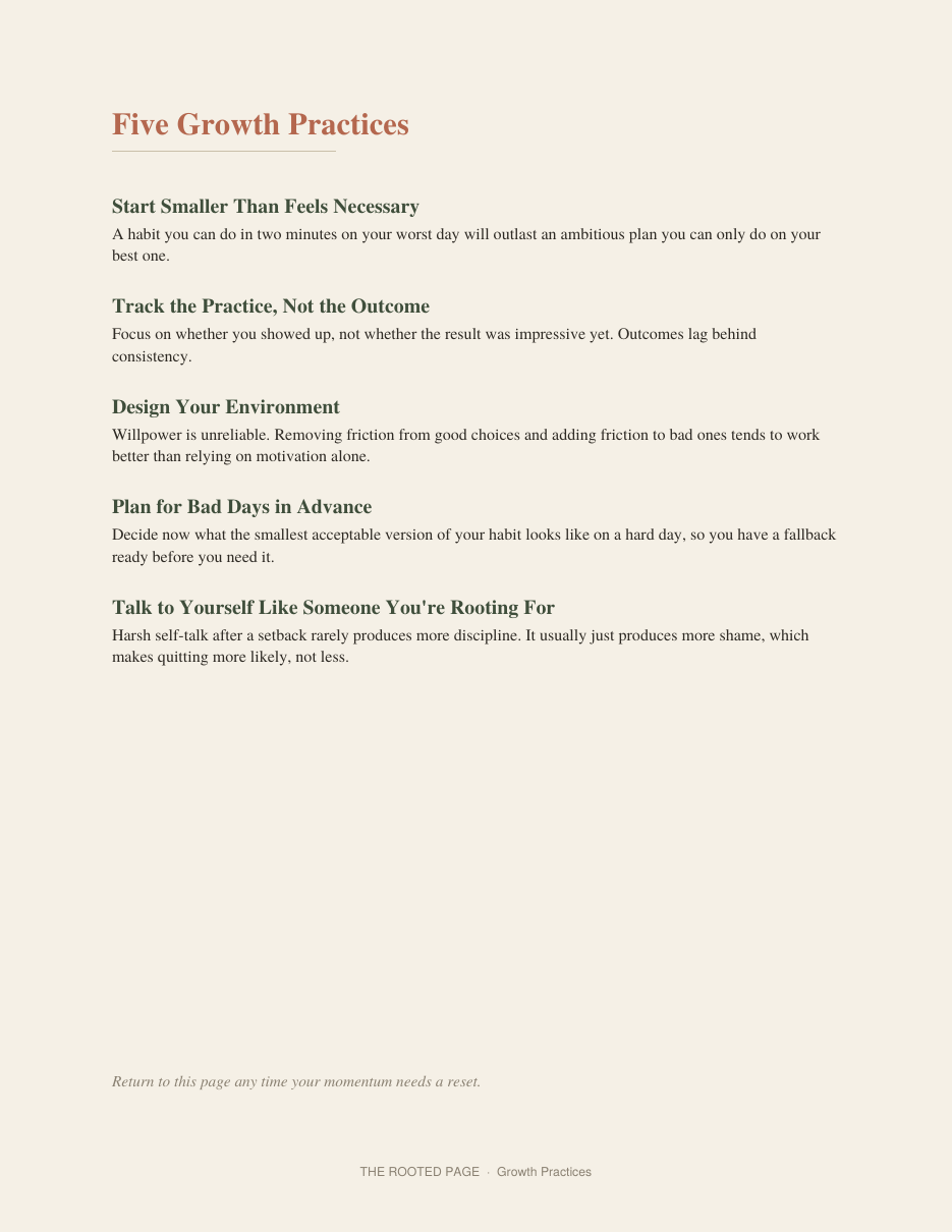 Becoming: A 90-Day Growth Journal