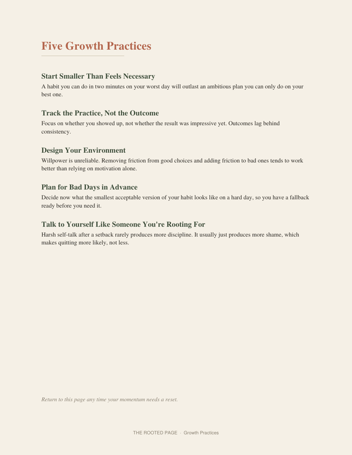Becoming: A 90-Day Growth Journal