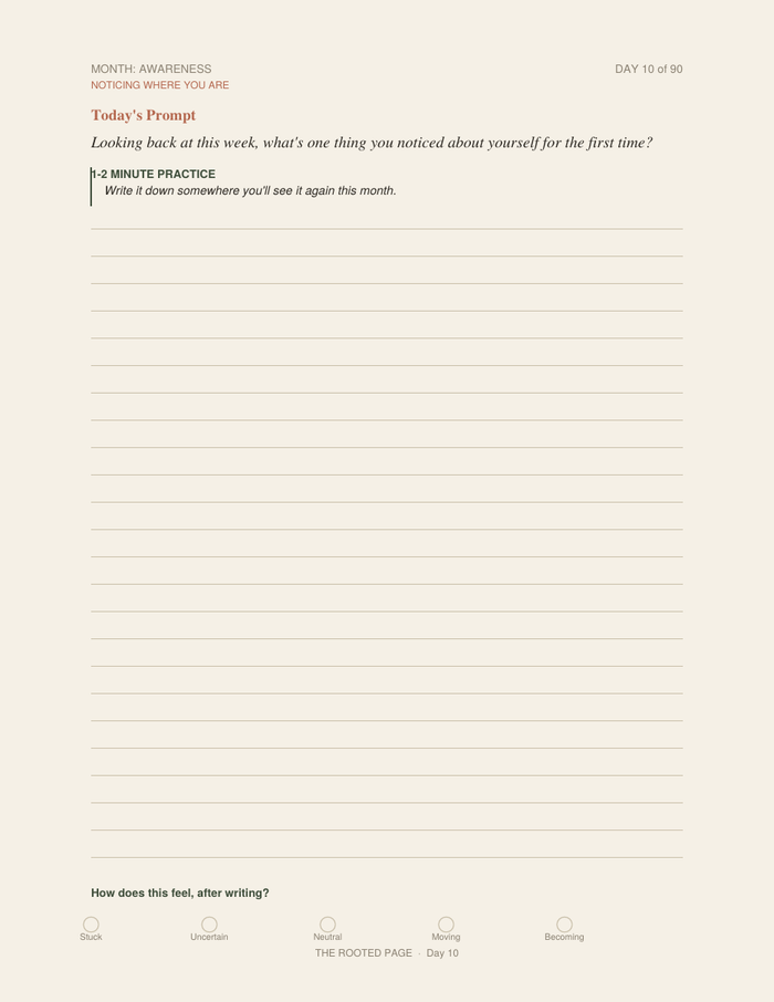 Becoming: A 90-Day Growth Journal