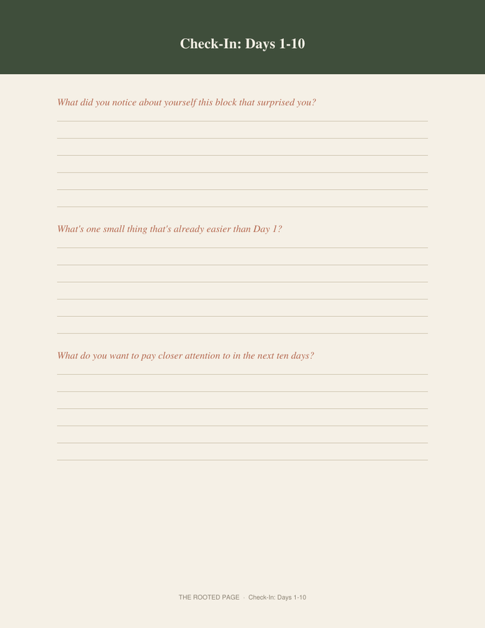 Becoming: A 90-Day Growth Journal