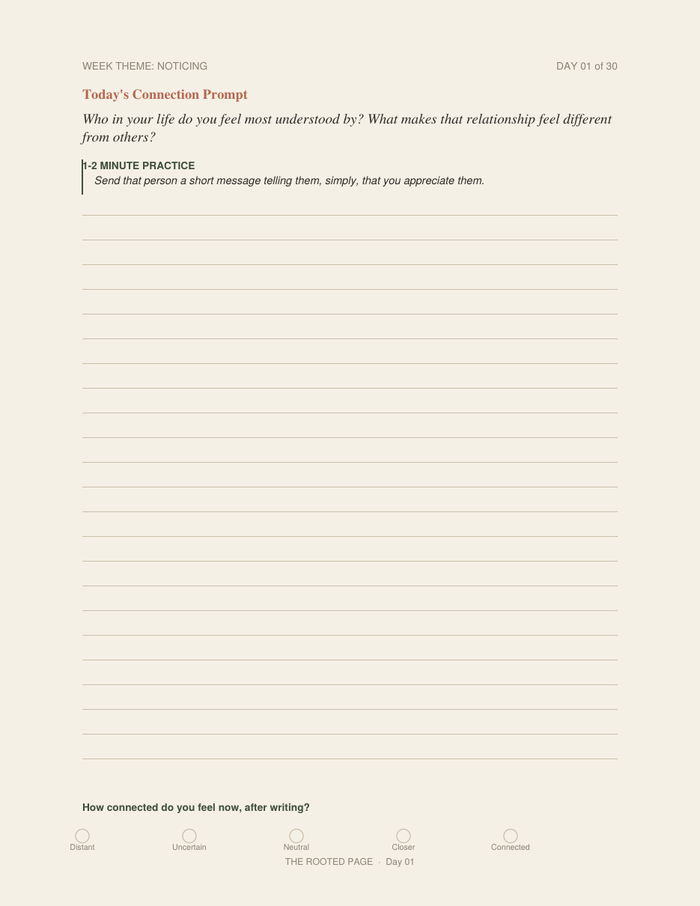 The Connection Journal
