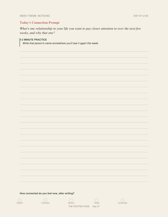 The Connection Journal