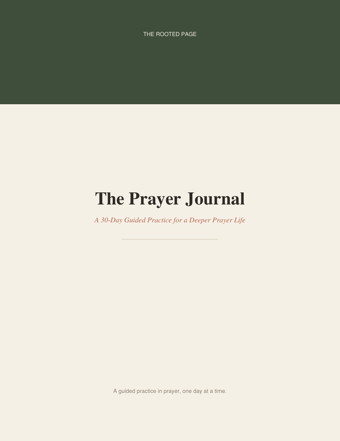 The Prayer Journal