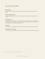 The Prayer Journal