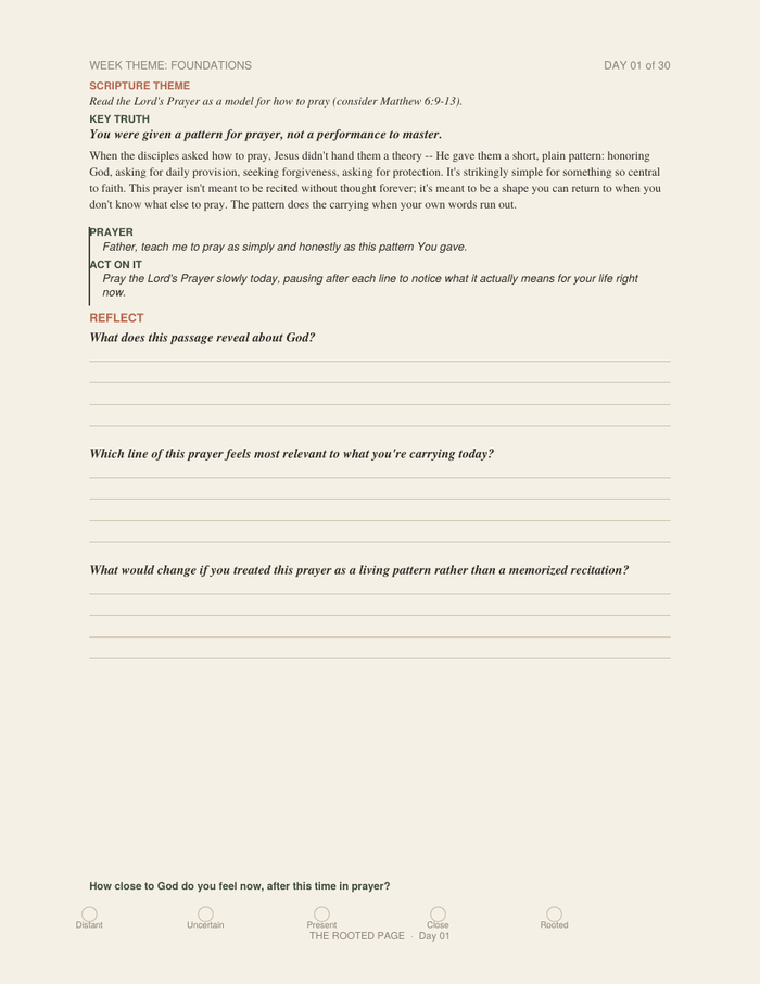 The Prayer Journal