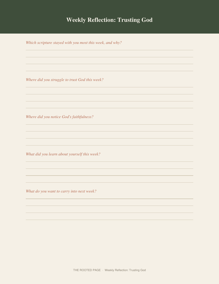 Rooted in Faith: 30-Day Devotional Journal