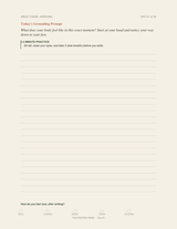 The Grounding Journal