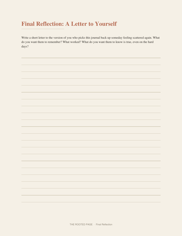 The Grounding Journal
