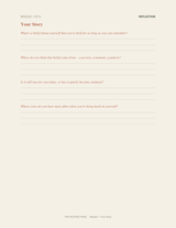 The Self-Reflection Workbook