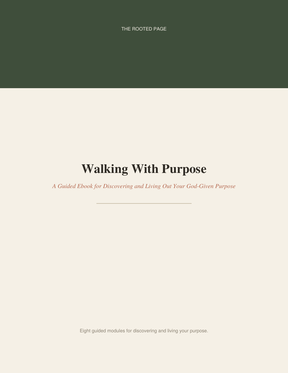 Walking With Purpose